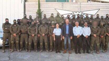 השר אוחנה ולוחמי מצדה. | תקשורת שר הבט"פ