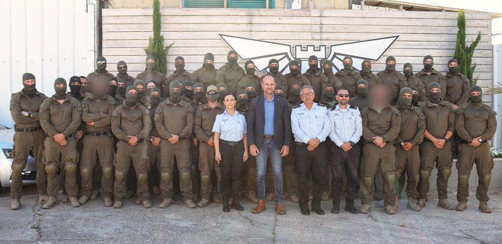 השר אוחנה ולוחמי מצדה. | תקשורת שר הבט"פ