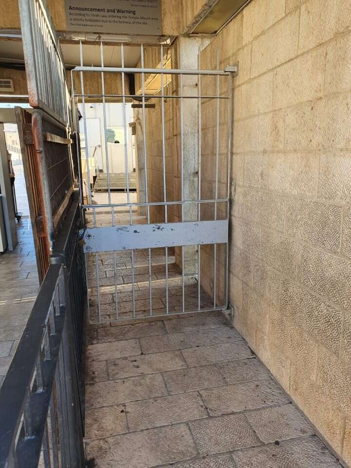 שער הכניסה להר הבית. | יעקב הימן