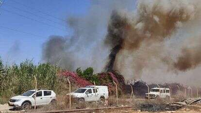 פגיעת הרקטה במועצה האזורית אשכול. | מד"א