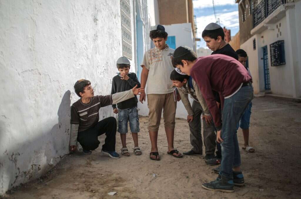 ילדים בבית הספר היהודי בג'רבה | AP