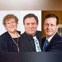 יצחק (בוז'י)הרצוג, יהורם גאון, מרים פרץ. צילומים: אריק סולטן, מיקי בן ארי מזרחי