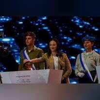 גבריאלה לו ממקסיקו, מדליקה את משואת העם היהודי בהר הרצל ביום העצמאות | אורן בן-חקון