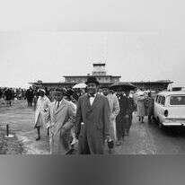 אמריקה שעל סף התנועה לזכויות האזרח מתחילה לשנות את פניה. שחורים אמריקאים בתהלוכת מחאה נגד מדיניות ההפרדה, 1959 | גטי אימג'ס