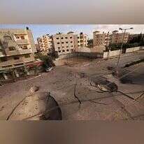 "המטרו העזתי" לאחר התקיפה. | איי.אף.פי