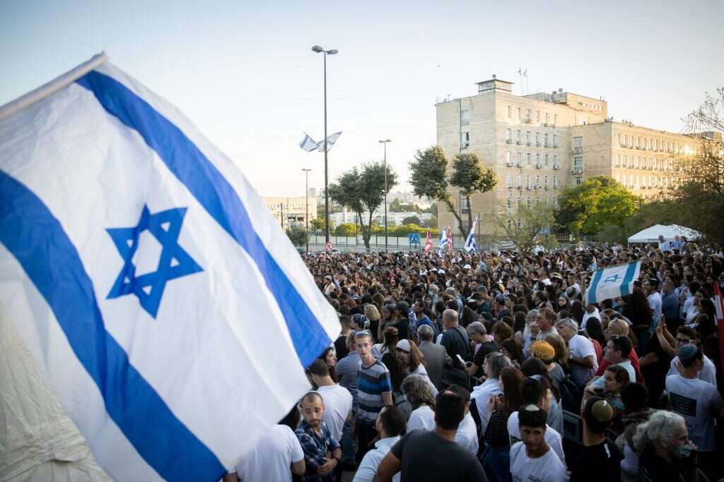 עצרת מחאה להשבת הנעדרים בירושלים, בקיץ שעבר. | יונתן זינדל, פלאש 90