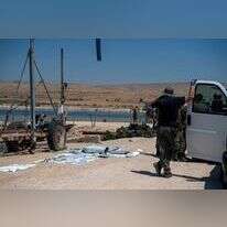 חלקי המל"ט שחדר השבוע לשטח הארץ ויורט בעמק המעיינות. | גיל אליהו, ג'יני