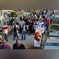 הלוויתו של יגאל יהושע ז"ל. | איי.אף.פי