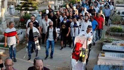 הלוויתו של יגאל יהושע ז"ל. | איי.אף.פי