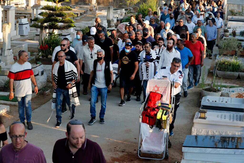 הלוויתו של יגאל יהושע ז"ל. | איי.אף.פי