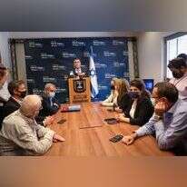 ישיבת סיעה במפלגת תקווה חדשה, בחודש שעבר. | אוליבייה פיטוסי, פלאש 90