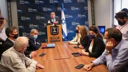 ישיבת סיעה במפלגת תקווה חדשה, בחודש שעבר. | אוליבייה פיטוסי, פלאש 90