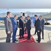 מזכיר המדינה האמריקני נוחת בישראל. | שלומי אמסלם, משרד החוץ מזכיר המדינה האמריקני נוחת בישראל. | שלומי אמסלם, משרד החוץ