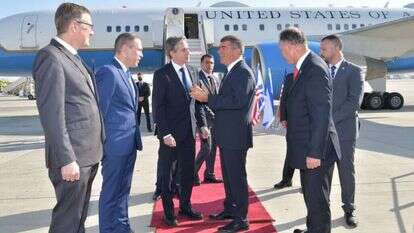 מזכיר המדינה האמריקני נוחת בישראל. | שלומי אמסלם, משרד החוץ