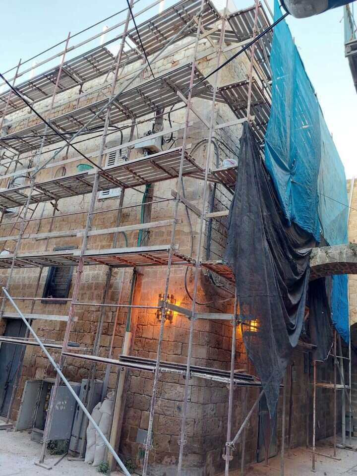 הפיגום המדובר בעכו. | חברת החשמל