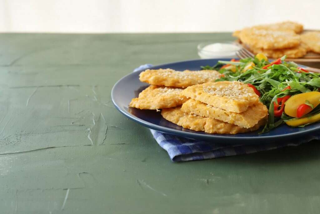 שניצל תירס ופטה אפוי ללא גלוטן. | אפרת ליכטנשטט