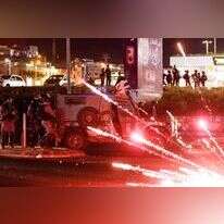 עימותים עם שוטרים באום אל־פחם, מאי 2021. | AFP