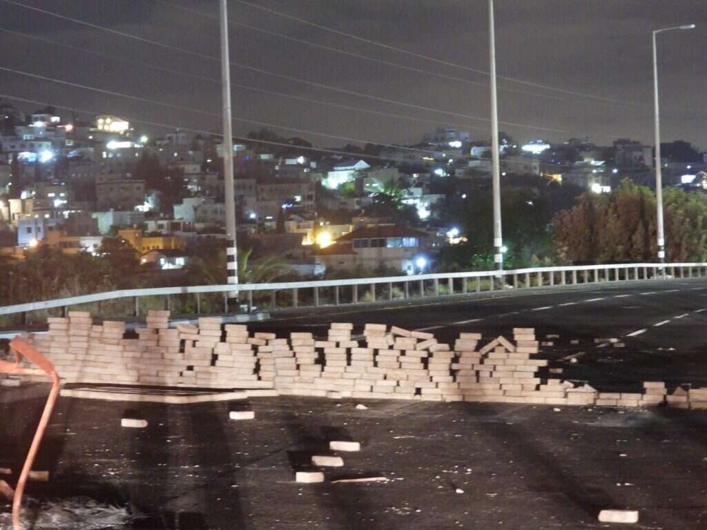 ההתפרעויות בוואדי ערה, לפני כשבועיים. | דוברות המשטרה