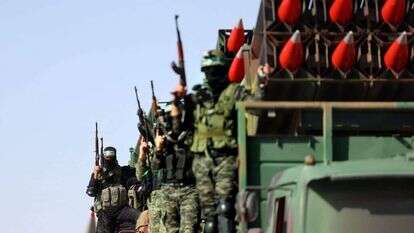 לוחמי חמאס. | AFP