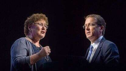 הרצוג ופרץ. | מרים אלסטר/פלאש90