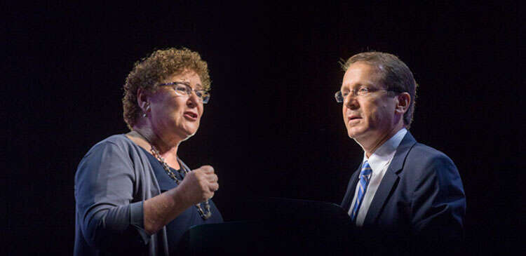 הרצוג ופרץ. | מרים אלסטר/פלאש90