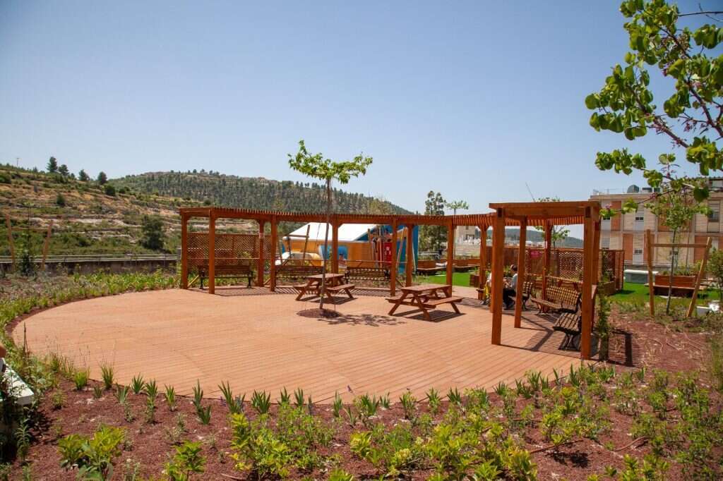 גג הספרייה בפקולטה לרפואה. | רינה נקונצ'ני