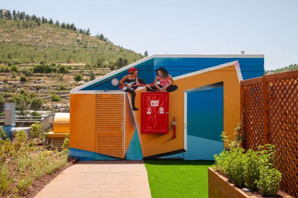 גג הספרייה בפקולטה לרפואה. | רינה נקונצ'ני