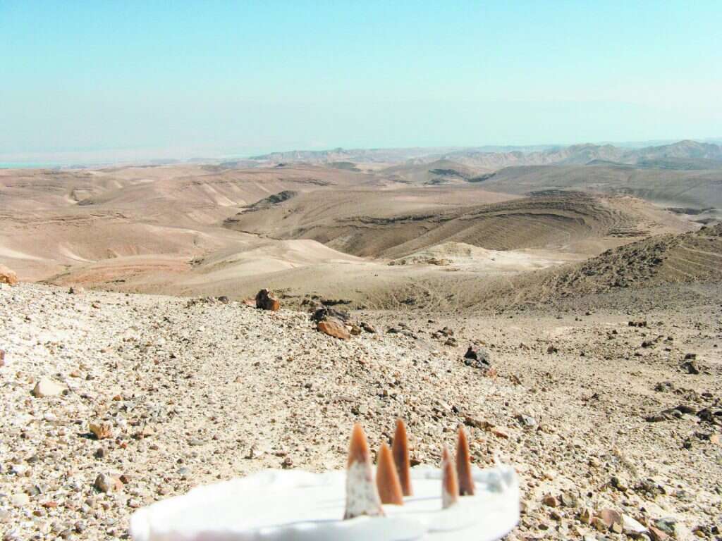 עם ישראל נודד במדבר. | באדיבות דב פוניו