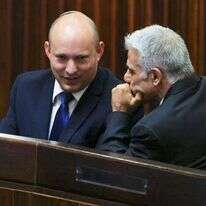 בנט ולפיד. | AFP