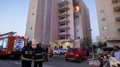 בית משפחת אביגל בשדרות אחרי פגיעת הרקטה. | יהודה פרץ