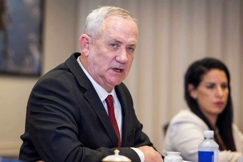 שר הביטחון בני גנץ. | EPA