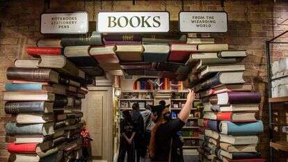 "היה לי חסר להיכנס לחנות ספרים, להיתקל אקראית באנשים". ניו־יורק, 2021 | AFP