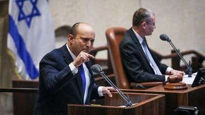 נפתלי בנט בנאום השבעת הממשלה. | דוברות הכנסת, נועם מושקוביץ