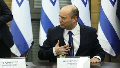 נפתלי בנט בישיבת הממשלה הראשונה. | דני שם טוב, דוברות הכנסת