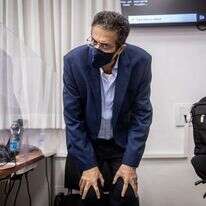 אילן ישועה בבית המשפט. | יונתן זינדל, פלאש 90