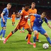 המשחק של אוקראינה נגד הולנד. | EPA