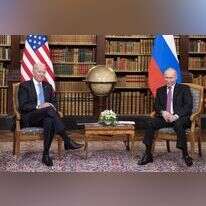 נשיא רוסיה פוטין ונשיא ארה"ב ביידן בשוויץ, קיץ 2021. | EPA