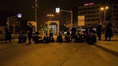 מחאה של חסידי גור בערד, 2017