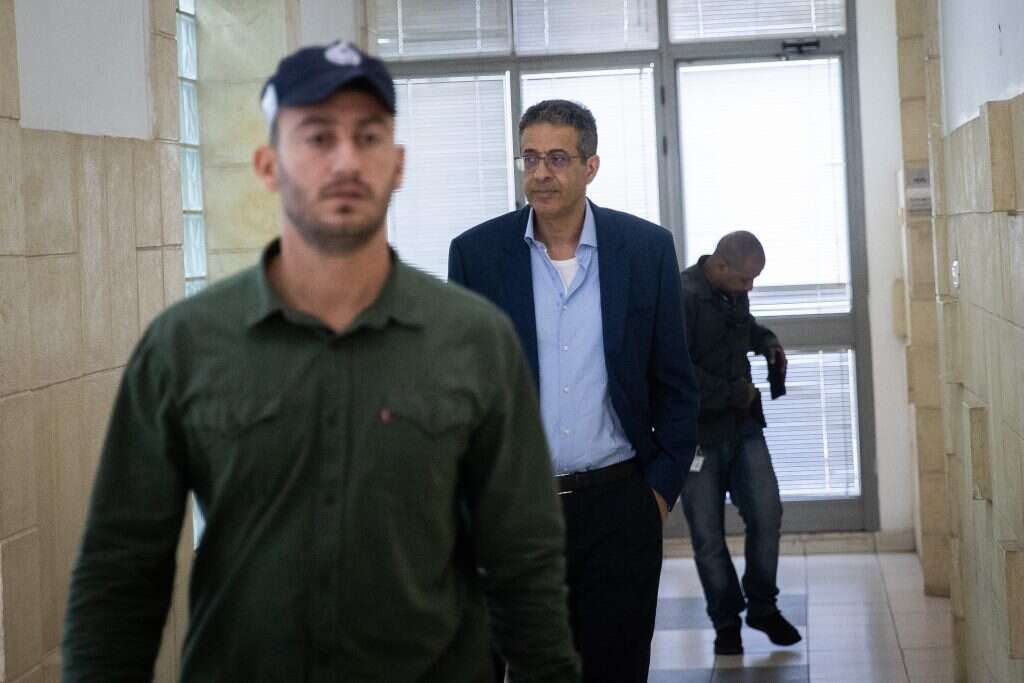 אילן ישועה בבית המשפט. | יונתן זינדל, פלאש 90