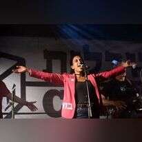 אחינועם ניני בכיכר רבין, ביום ראשון. | תומר נויברג, פלאש 90