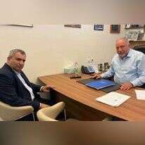 ליברמן ואלקין בפגישתם היום. | דוברות משרד האוצר