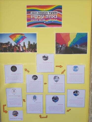 המודעה שנתלתה בתחנת המשטרה