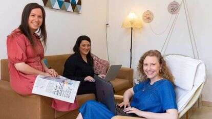 אביגיל זית, עטרה גרמן ומלכה קופלד. | אוליבייה פיטוסי - פלאש 90