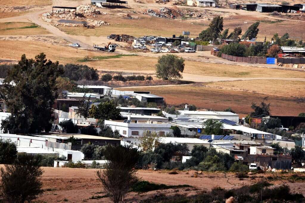 הפזורה הבדואית בין באר־שבע ללקיה. | דודו גרינשפן