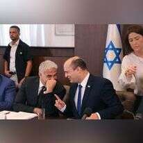 רה"מ בנט ויאיר לפיד. | EPA