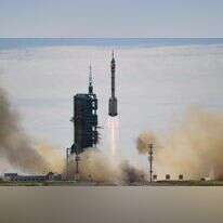 השיגור המאויש לפני כשבוע. | AFP