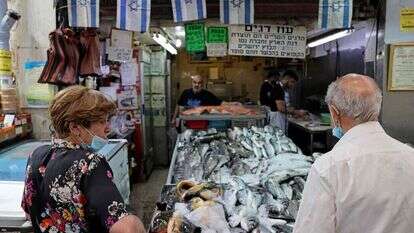 שוק מחנה יהודה, בשבוע שעבר. | AFP