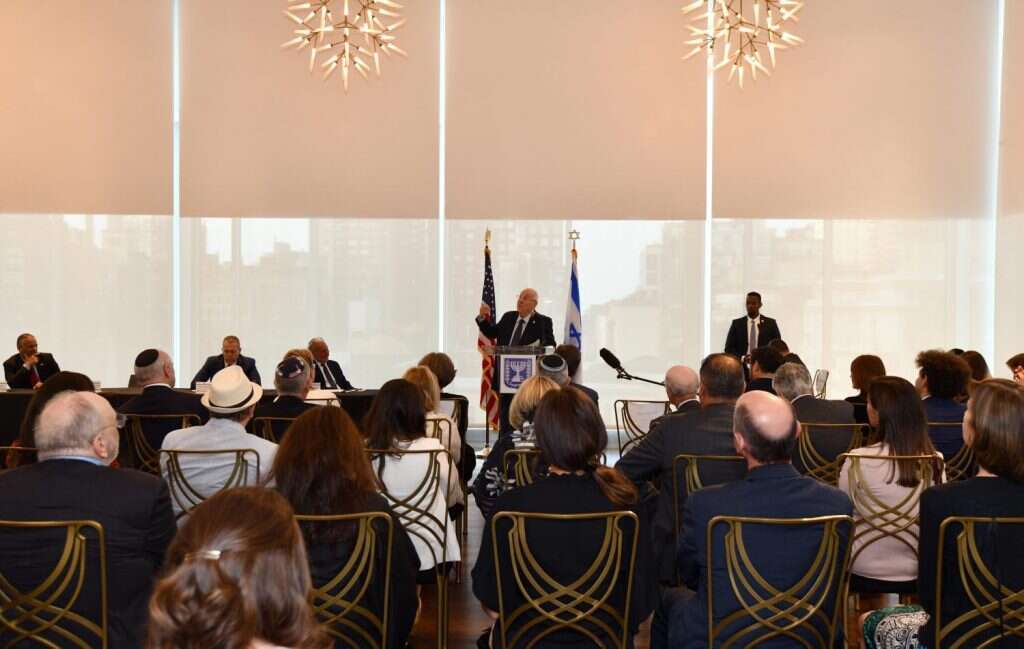 הנשיא היוצא ריבלין בביקור הפרידה בניו יורק. | לע"מ