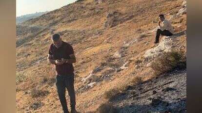 השטח השרוף סמוך לקרית ארבע. | תנועת "אם תרצו"