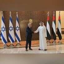 לפיד באמירויות. ציולם: משרד החוץ